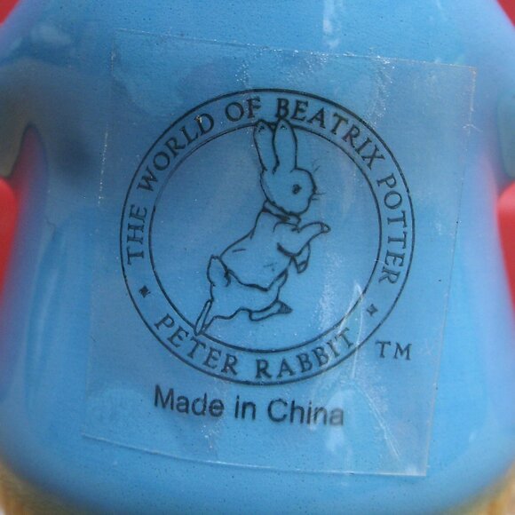 Peter Rabbit & Radishes Porcelain Topper Figurine - Picture 10 of 15